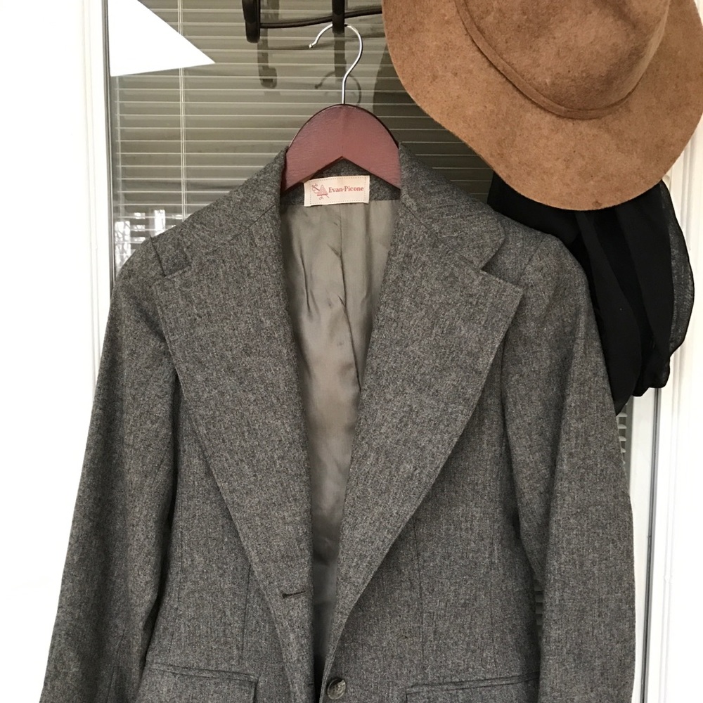 Gray Wool Blazer